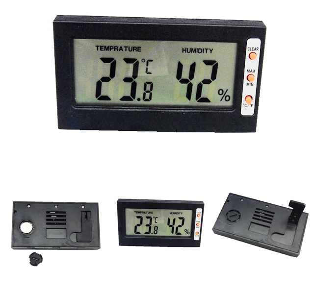 Digital Thermohygrometer LCD Humidity Thermometer Temperature 0-50c LC 0.1C Mximum Minimum C Or F 10pc Abron AP-946H